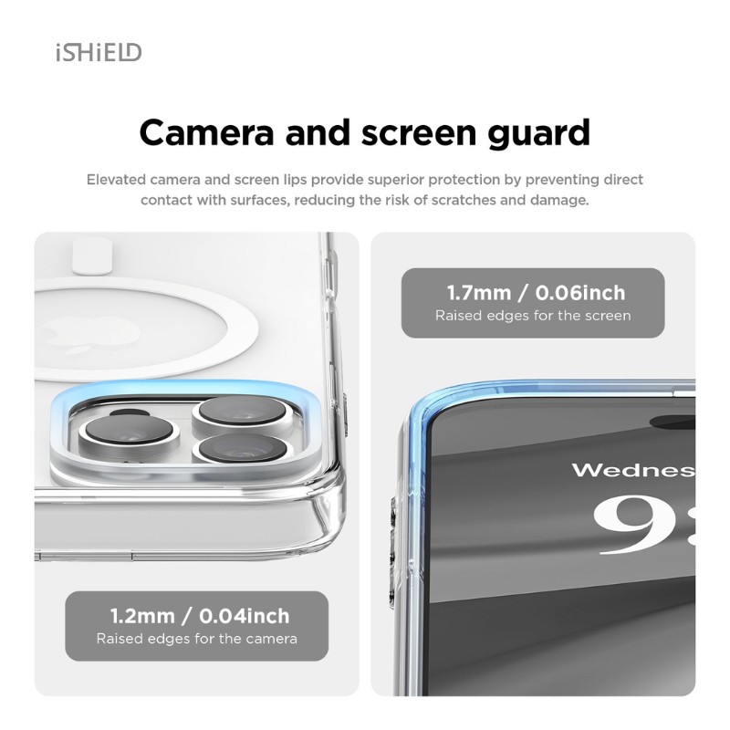 iShield [MagSafe] Crystal Palace Clear Case for iPhone 16 Pro