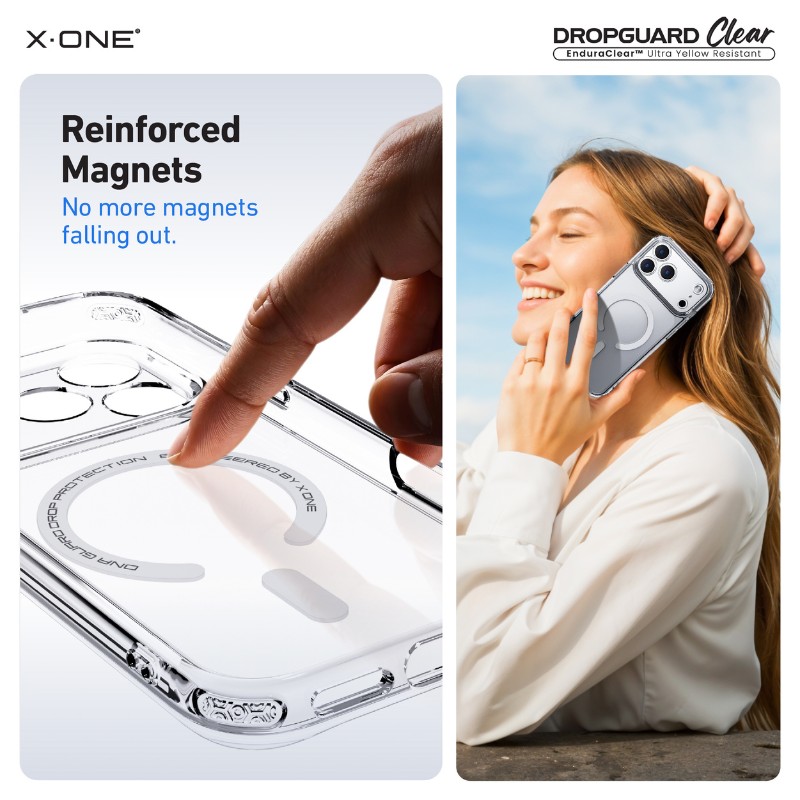 X.One [MagSafe] Dropguard Clear Impact Protection Case, iPhone 17 Air