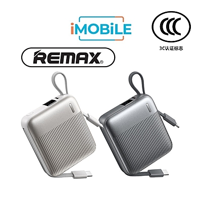 Remax FC-05 22.5W Power Bank [FC-05] [10K mAh] [1 Port + Lightning & USB-C Cables]