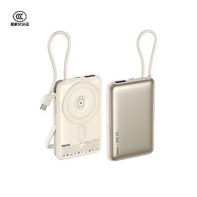 Remax 3-In-1 22.5W Power Bank [MC-01] [10K mAh] [MagSafe + Apple Watch Charger + USB-C Cable]