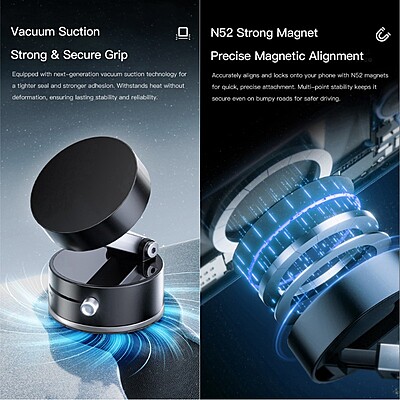 TOTU [CH-12] MagSafe Suction Cup Phone Mount