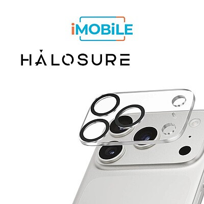 Halosure Elite Rear Camera Tempered Glass Protector, iPhone 17 Pro