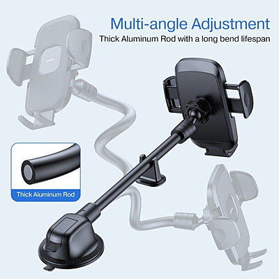 JoyRoom JR-ZS259 [Long Arm] Flexible Long Gooseneck Arm Car Mount Phone Holder (Windshield / Dashboard)