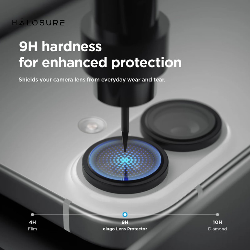 Halosure Geordi Rear Camera Lens Armour Protector (Anti-Reflection), iPhone 17