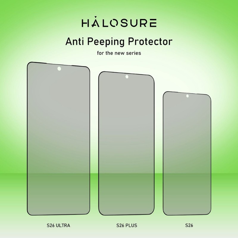 Halosure 2.5D Galaxia [Privacy] Tempered Glass, Samsung s26