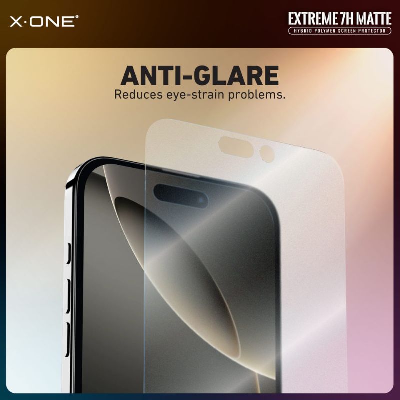 X.One [Matte] Hybrid Polymer Borderless Impact Screen Protector, iPhone 18 Pro Max