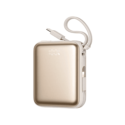 JoyRoom JR-PBF14 22.5W Mini Power Bank [10K mAh] [1 Port + Lightning & USB-C Cables]