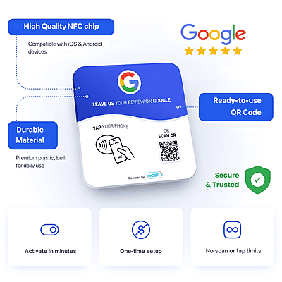 Google Reviews Plate, Powered by iMobile Google Reviews Plate, Powered by iMobile