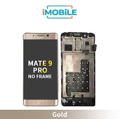 Huawei Mate 9 Pro Compatible LCD Touch Digitizer Screen with Frame [Gold]