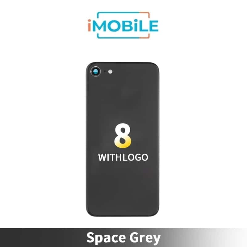 iPhone 8 Compatible Back Cover Glass [Space Grey]