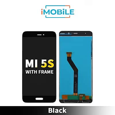 Xiaomi Mi 5s Compatible LCD Touch Digitizer Screen with frame [Black]