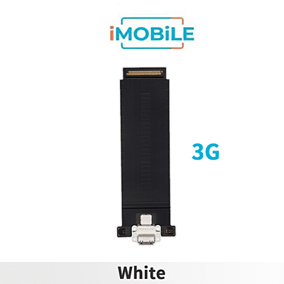 iPad Pro 12.9 (2nd Gen) (A1670 A1671) Compatible Charging Port Flex Cable [3G] [White]
