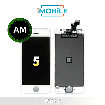 iPhone 5 (4 Inch) Compatible LCD Touch Digitizer Screen Aftermarket [White]