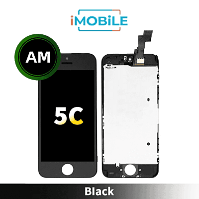 iPhone 5C (4 Inch) Compatible LCD Touch Digitizer Screen Aftermarket [Black]