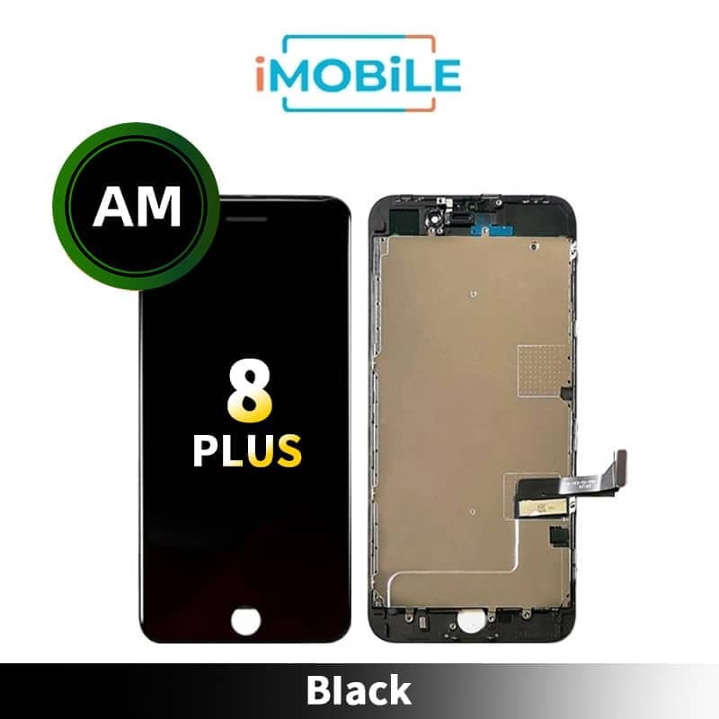 iPhone 8 Plus (5.5 Inch) Compatible LCD Touch Digitizer Screen Aftermarket [Black]