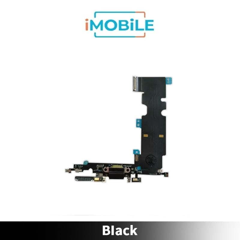iPhone 8 Plus Compatible Charging Port Flex Cable [Black]