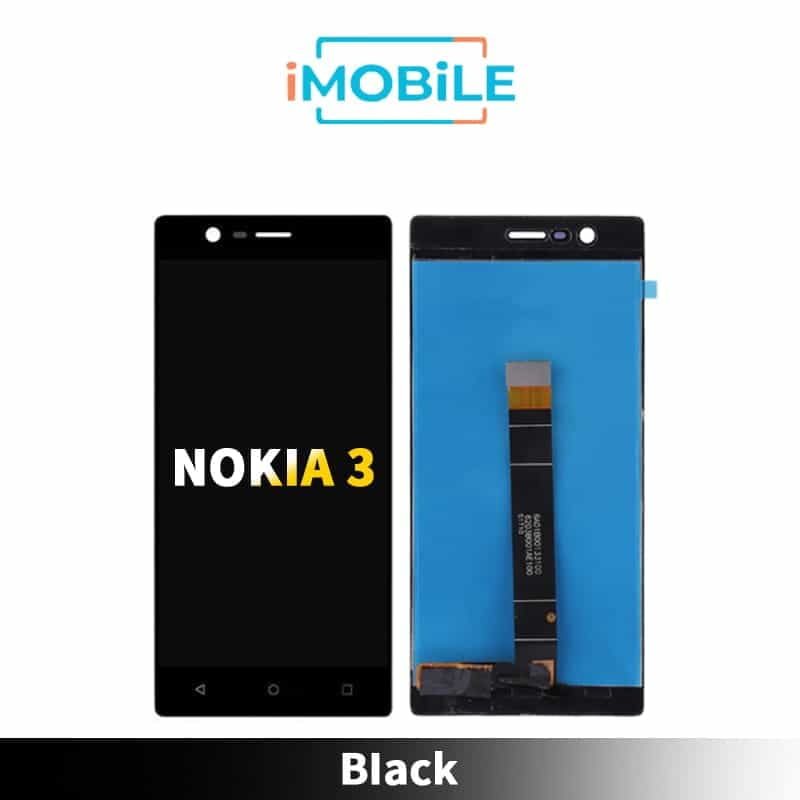 Nokia 3 Compatible LCD Touch Digitizer Screen [Black]