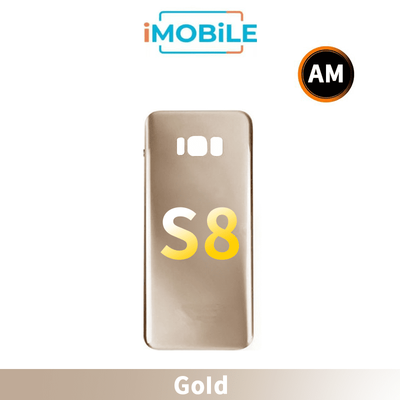 Samsung Galaxy S8 Back Cover Aftermarket [Gold]