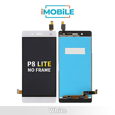 Huawei P8 Lite (2017) Compatible LCD Touch Digitizer Screen no Frame [White]
