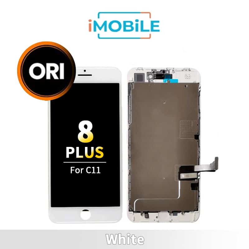 iPhone 8 Plus (5.5 Inch) Compatible LCD Touch Digitizer Screen [C11 IC] [AAA Original] [White]