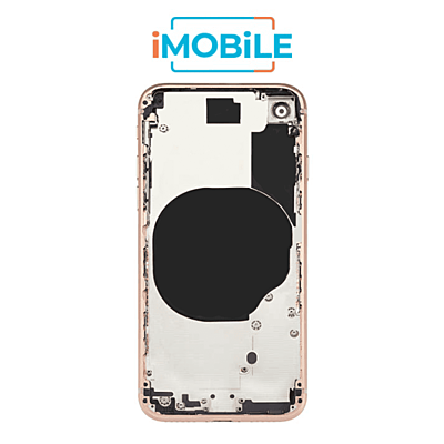 iPhone 8 Compatible Back Housing [No Small Parts] [Gold]