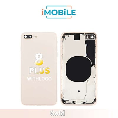 iPhone 8 Plus Compatible Back Housing [no small parts] [Gold]