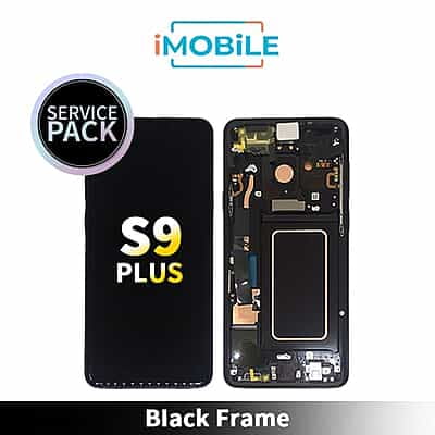 Samsung Galaxy S9 Plus G965 LCD Touch Digitizer Screen [Black Frame] Service Pack