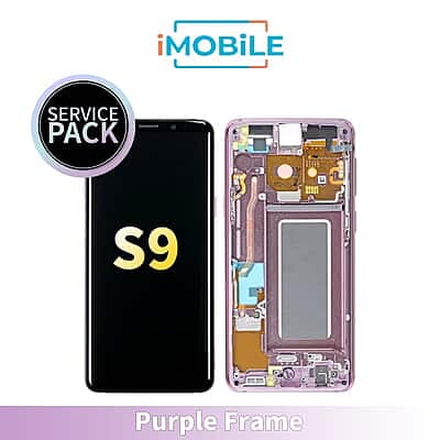 Samsung Galaxy S9 (G960) LCD Touch Digitizer Screen [Service Pack] [Purple Frame]