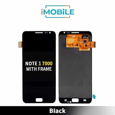 Samsung Galaxy Note 1 (N7000) LCD Touch Digitizer Screen With Frame [Black]