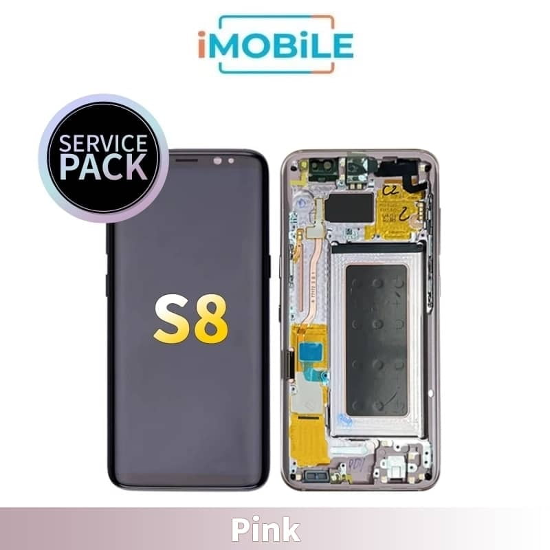 Samsung Galaxy S8 G950 LCD Touch Digitizer Screen [Pink] Service Pack GH97-20457E