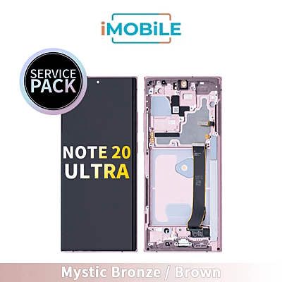 Samsung Galaxy Note 20 Ultra (N985 N986) LCD Touch Digitizer Screen [Service Pack] [Mystic Bronze / Brown] GH82-23622D  GH82-23596D GH82-31461D GH82-31453D