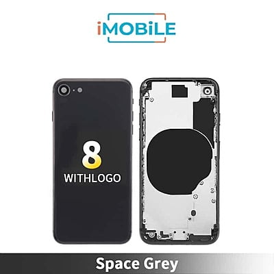 iPhone 8 Compatible Back Housing [No Small Parts] [Space Grey]