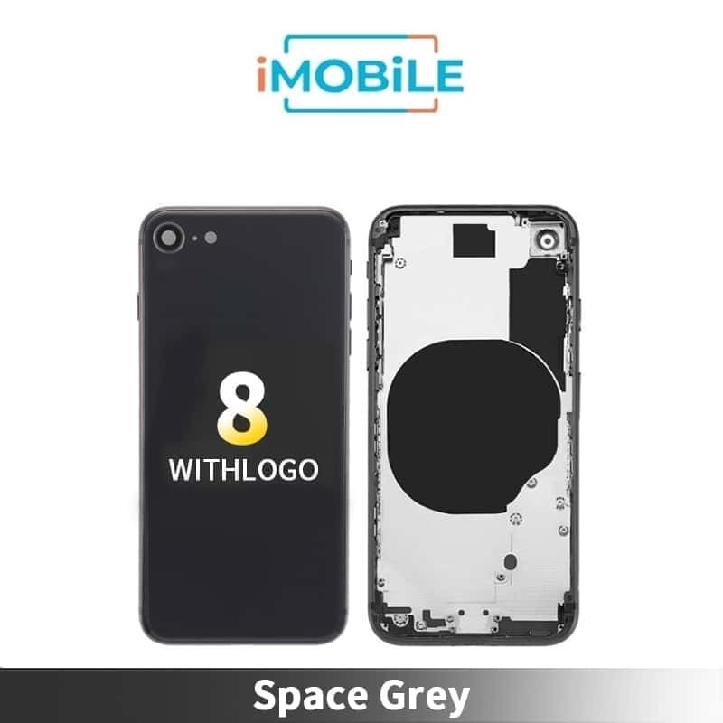 iPhone 8 Compatible Back Housing [No Small Parts] [Space Grey]