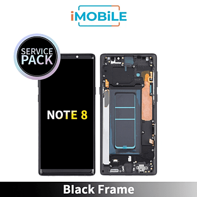 Samsung Galaxy Note 8 N950 LCD Touch Digitizer Screen [Black Frame] Service Pack GH97-21065A