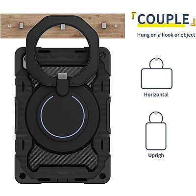 New Brace Shockproof Case, iPad 12.9" / 13“ - 3th - 6th Gen, iPad Air 6 New Brace Shockproof Case, iPad 12.9" / 13“ - 3th - 6th Gen, iPad Air 6