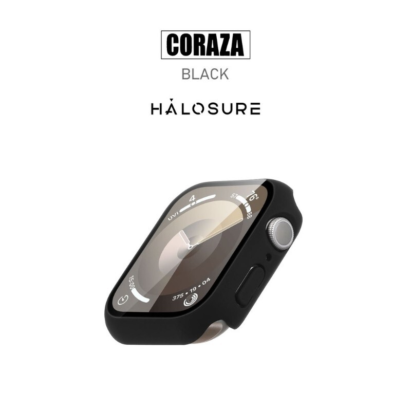 Halosure Coraza Clear Transparent Protective Case for Apple Watch, s7 / s8 / s9 Series, 45 mm Halosure Coraza Clear Transparent Protective Case for Apple Watch, s7 / s8 / s9 Series, 45 mm