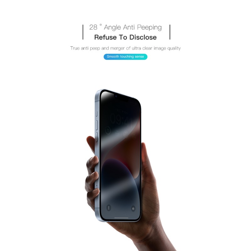 Halosure 2.5D Innovador Shield [Privacy] Tempered Glass, iPhone 18 Pro