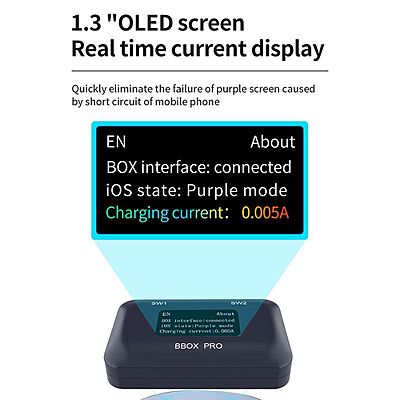 JCID BBOX Pro DFU Box WindowDCsD Cable IOs A7-A11 One KevPurple Mode IPhone IPad ModifyNAND Syscfg Data Read Write JCID BBOX Pro DFU Box WindowDCsD Cable IOs A7-A11 One KevPurple Mode IPhone IPad ModifyNAND Syscfg Data Read Write