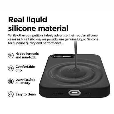 iShield [Ultra MagSafe] Liquid Silicon Snap Case, iPhone 16e