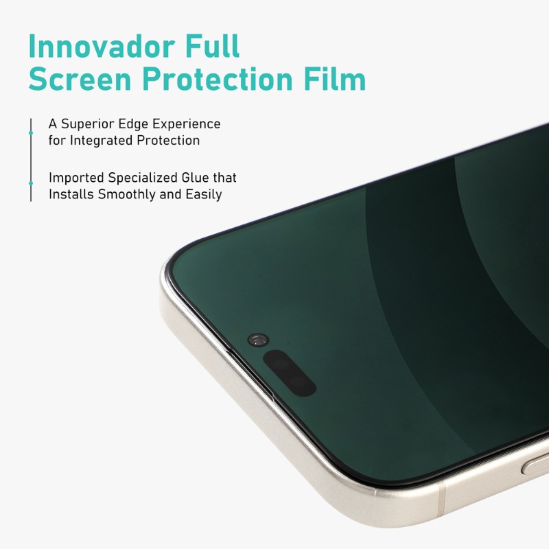 Halosure 2.5D Innovador Shield HD [High-Clear] Tempered Glass, iPhone 16 Pro Max