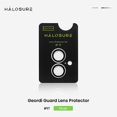 Halosure Geordi Rear Camera Lens Armour Protector (Anti-Reflection), iPhone 17 Halosure Geordi Rear Camera Lens Armour Protector (Anti-Reflection), iPhone 17