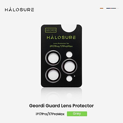 Halosure Geordi Rear Camera Lens Armour Protector (Anti-Reflection), iPhone 17 Pro / 17 Pro Max Halosure Geordi Rear Camera Lens Armour Protector (Anti-Reflection), iPhone 17 Pro / 17 Pro Max