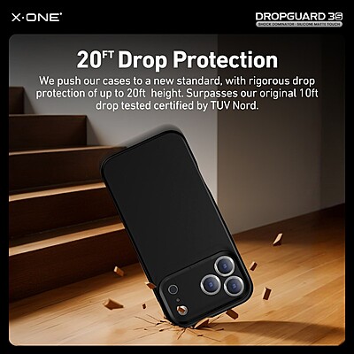 X.One [MagSafe] Dropguard 3S / 3.0 Matte Silicone Case, iPhone 17 Pro Max