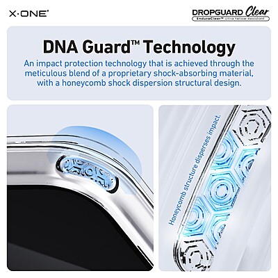 X.One [MagSafe] Dropguard Clear Impact Protection Case, iPhone 17 Air