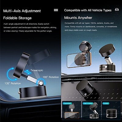 TOTU [CH-12] MagSafe Suction Cup Phone Mount