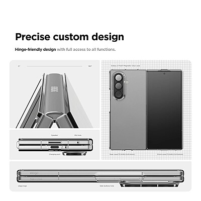 iShield Crystal Palace Clear Case, Samsung Z Fold 7 iShield Crystal Palace Clear Case, Samsung Z Fold 7