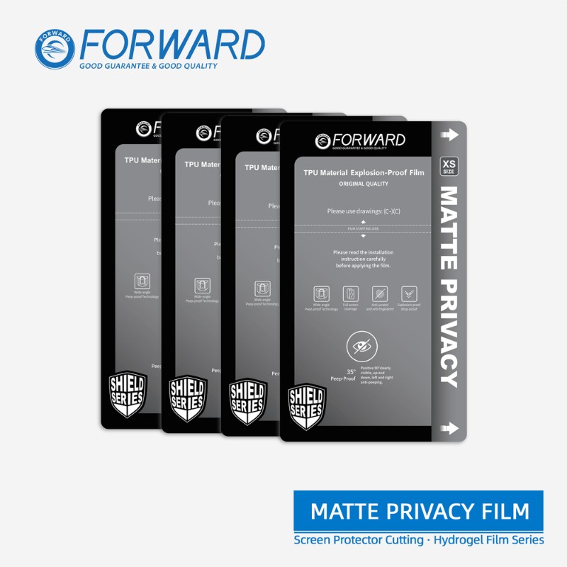 FORWARD [Explosion-Proof] 7" Matte Privacy Mobile Phone  Film for FORWARD Cutting Machine [20pc]
