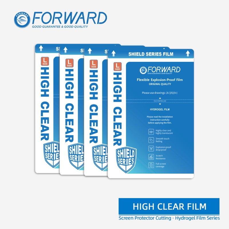 FORWARD [Explosion-Proof] 16"  Tablet High Clear Hydrogel Film for FORWARD Cutting Machine [5pc]