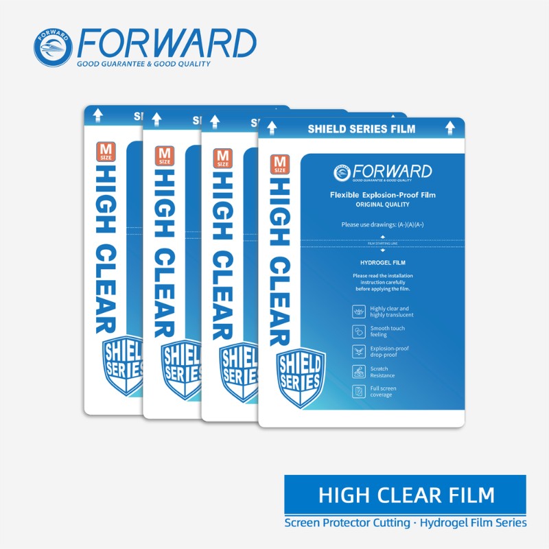 FORWARD [Explosion-Proof] 13" Tablet High Clear Hydrogel Film for FORWARD Cutting Machine [20pc]