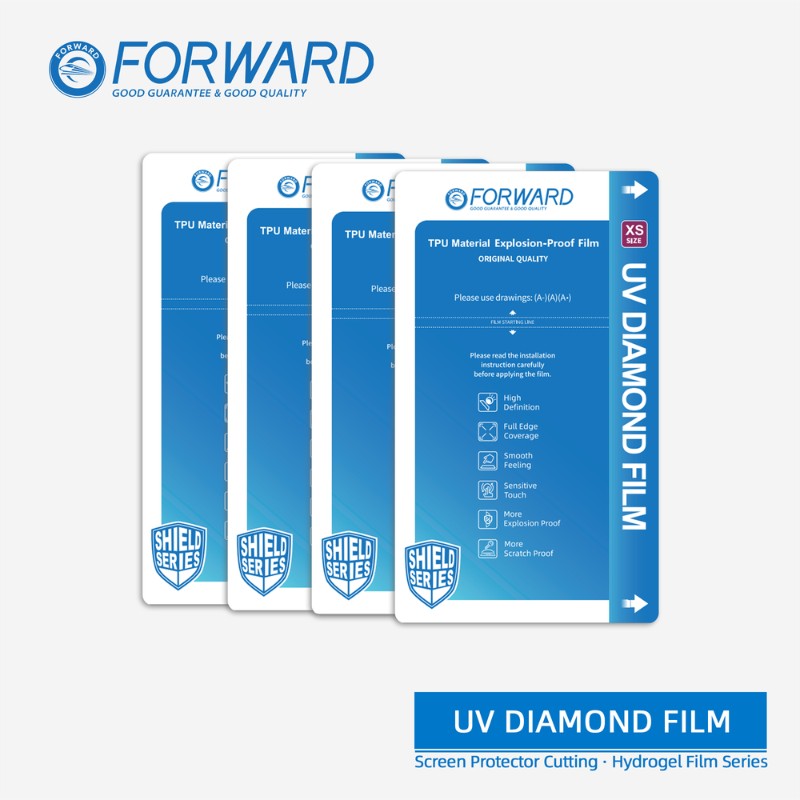 FORWARD FW-QE01 | [XS"] UV High Clear Hydrogel Film for FORWARD Cutting Machine [20pc]